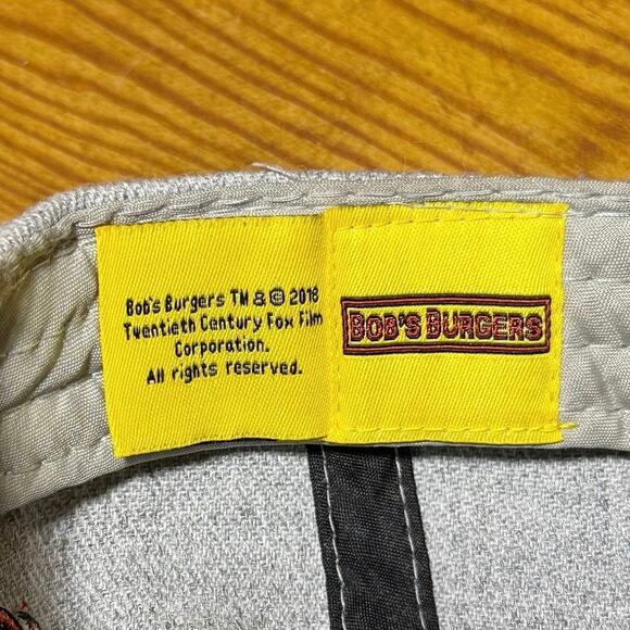 Bob’s Burgers Flying Hamburger baseball trucker cap. Adjustable snap back One SZ - Picture 6 of 7
